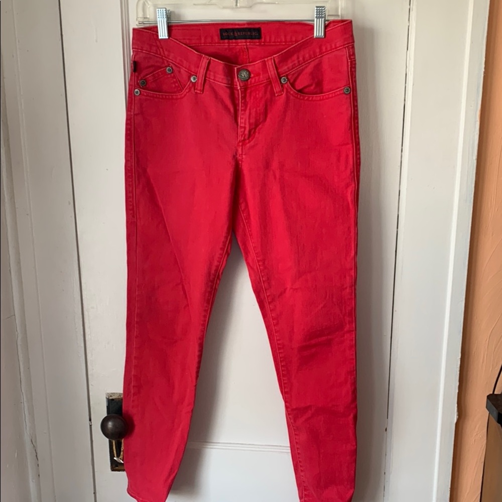 Dolce & Gabbana Red Jeans